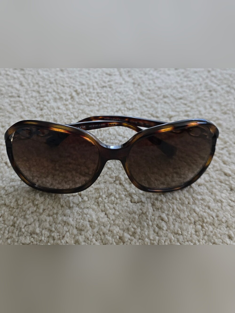Coach Women’s Tortoiseshell Sunglasses - Brown Lenses